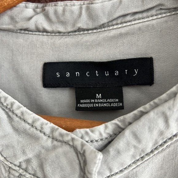 𝅺ANTHROPOLOGIE SANCTUARY Snap Button Safari Cargo Jacket - Picture 2 of 5